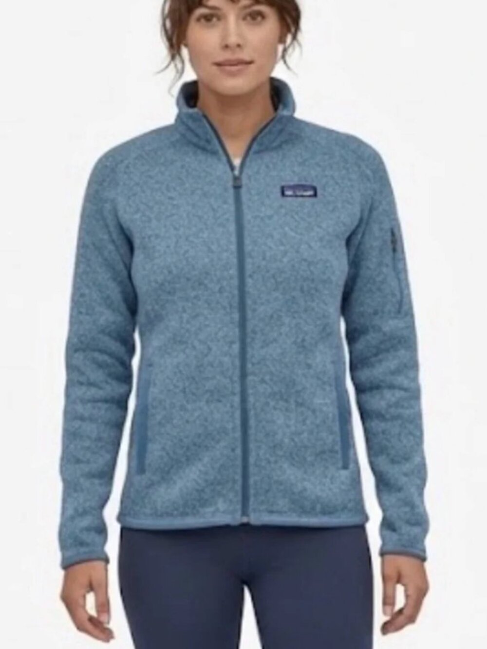 Patagonia Better Sweater Full Zip Jacket Blue Heather Size Large